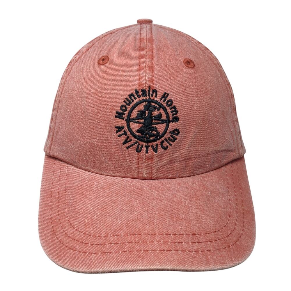 Mountain Home ATV/UTV Club Slideback Baseball Cap Red OS Embroidered 6 Panel HA
